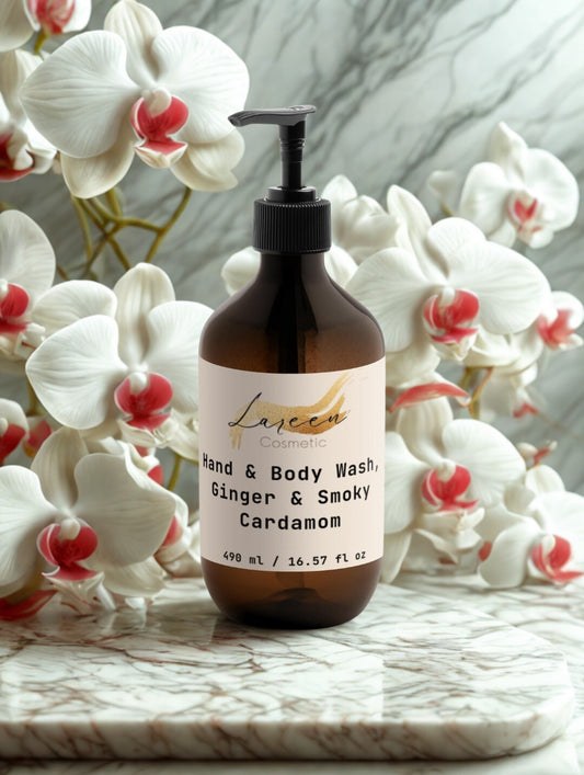 Hand & Body Wash, Ginger & Smoky Cardamom