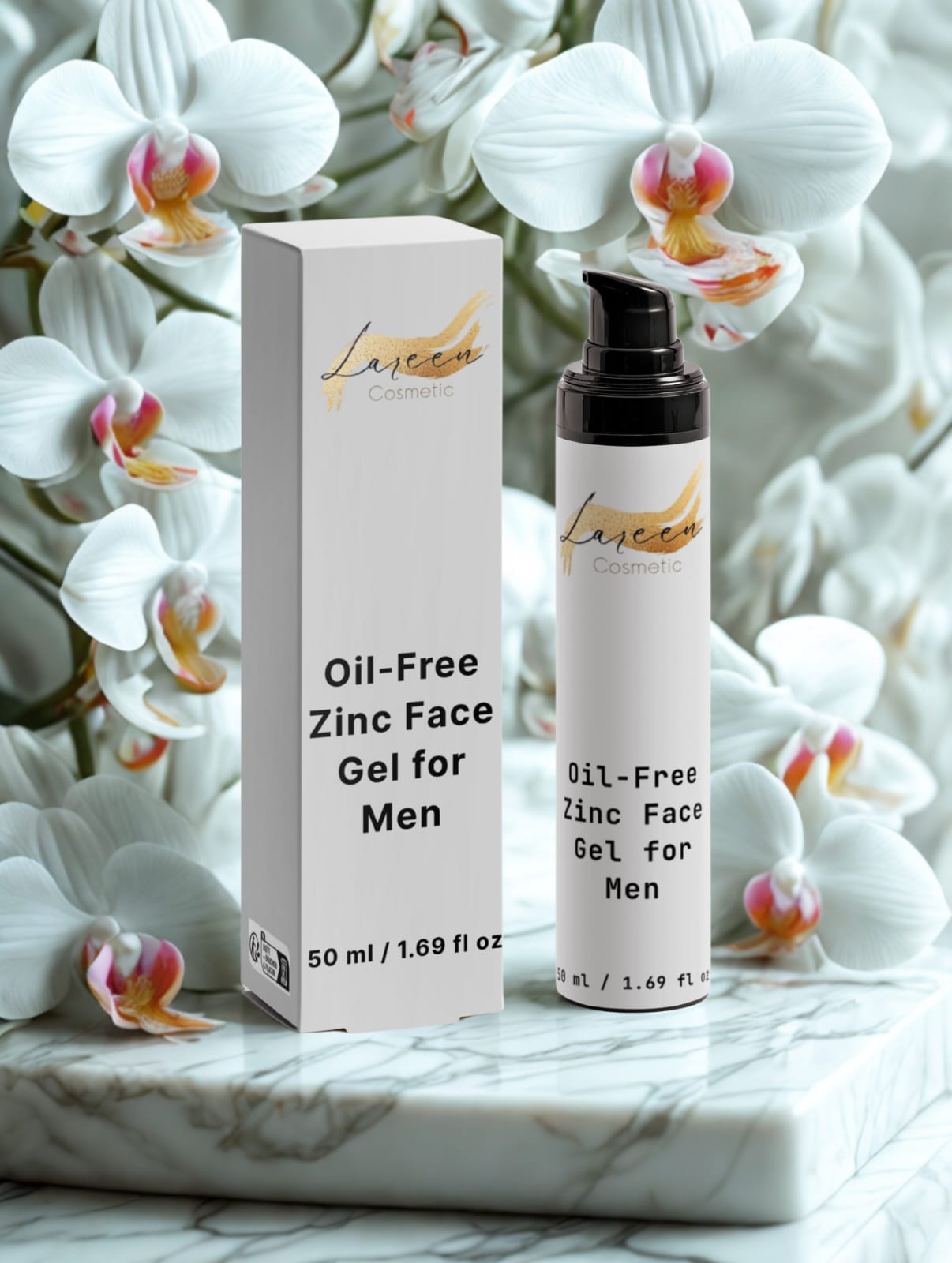 Oil-Free Zinc Face Gel for Men