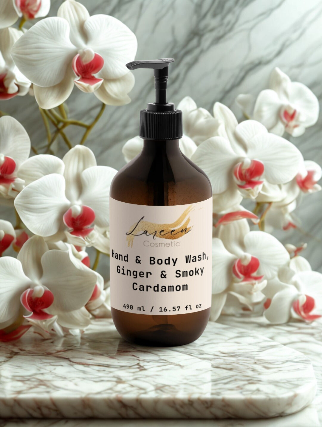 Hand & Body Wash, Ginger & Smoky Cardamom