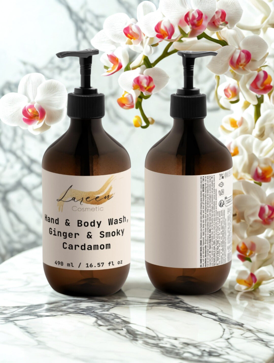Hand & Body Wash, Ginger & Smoky Cardamom