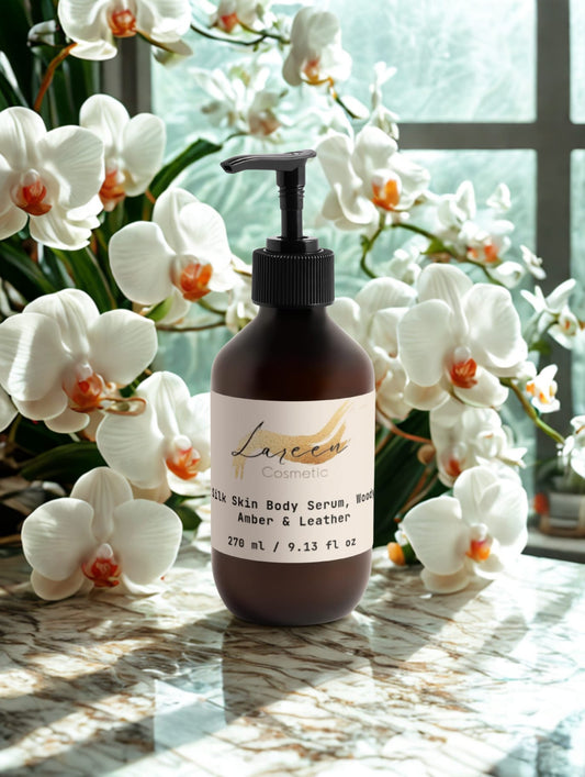 Silk Skin Body Serum, Woody Amber & Leather