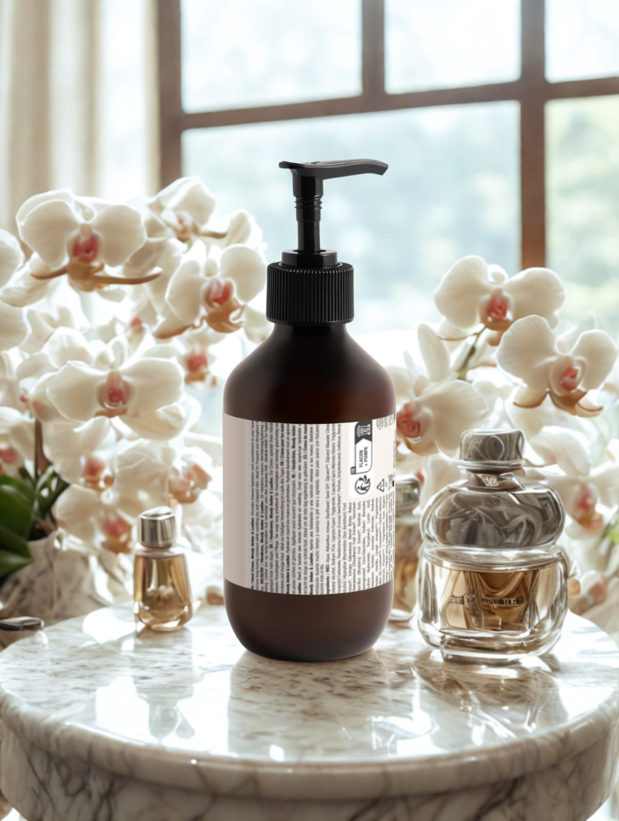 Silk Skin Hand Cream, Woody Amber & Leather